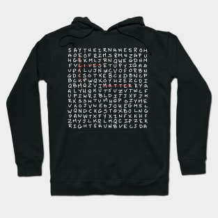 BLM crossword w Hoodie